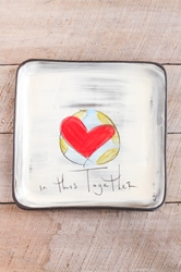 In This Together Square Plate (Small/Large) 