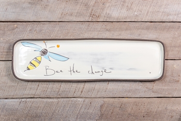 Bee the Change Long Rectangle Tray 