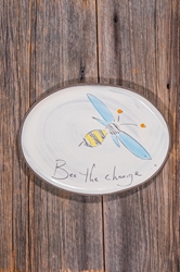 Bee the Change Oval Tray 