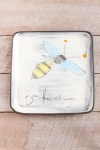 Bee the Change Square Plate (Small/Large) 