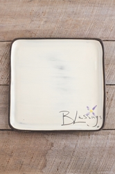 Blessings Square Plate (Small/Large) 