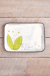 Bloom Be Rectangle Plate (in 5 blooming colors!) 