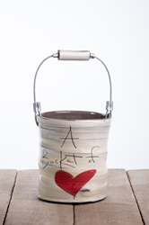 Bucket of Love (heart) - (Small/Large) 