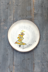 Christmas Tree Round Plate (Small/Large) 