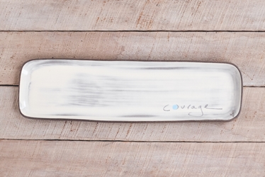 Courage Long Rectangle Tray 