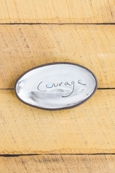 Courage Mini Oval Tray 