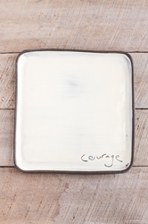 Courage Square Plate (Small/Large) 