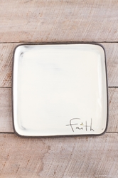 Faith Square Plate (Small/Large) 