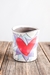 Flaming Heart Cup (orange or violet flames) - 