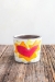 Flaming Heart Half Cup (orange or violet flames) - 
