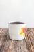 Flaming Heart Half Cup (orange or violet flames) - 