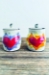 Flaming Heart Jar (orange or violet flames) - 