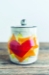 Flaming Heart Jar (orange or violet flames) - 