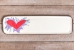 Flaming Heart Long Rectangle Tray (orange or violet flames) - 