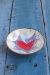 Flaming Heart Mini Bowl (orange or violet flames)  - 