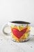 Flaming Heart Mug (Orange or Violet Flames) - 