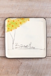 Fruit Tree Square Plate (Small/Large - in 4 fantastic fruits!) 