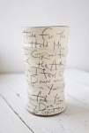 Gratitude Poem Round Vase 