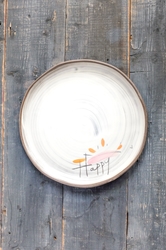 Happy Round Plate (Small/Large) 
