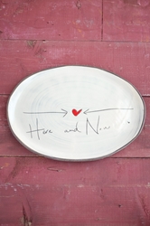 Here and Now Oval Tray 