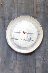 Here and Now Round Plate (Small/Large) 