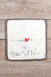 Here and Now Square Plate (Small/Large) 
