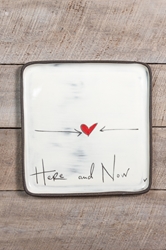 Here and Now Square Plate (Small/Large) 