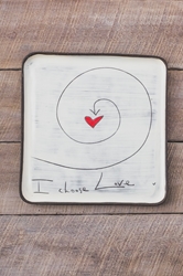 I Choose Love Square Plate (Small/Large) 