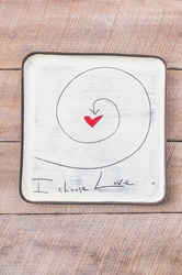 I Choose Love Square Plate (Small/Large) 