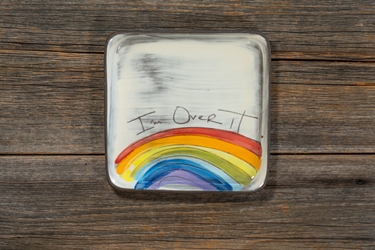 Im Over It Square Plate (Small/Large) 