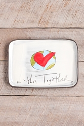 In This Together Rectangle Plate 