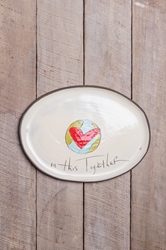 In this Together Oval Tray 