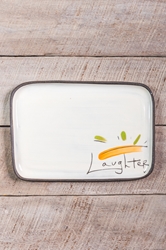 Laughter Rectangle Plate 