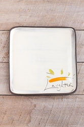 Laughter Square Plate (Small/Large) 