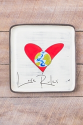 Love Rules Square Plate (Small/Large) 