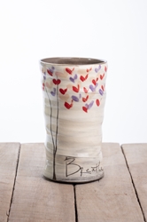 Love Tree Round Vase 