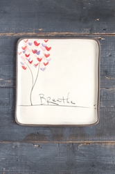 Love Tree Square Plate (Small/Large) 