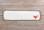 Love (heart) Long Rectangle Tray 