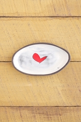 Love (heart) Mini Oval Tray 
