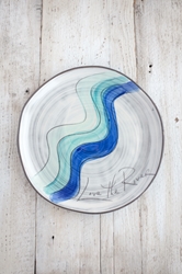 Love the River Round Plate (Small/Large) 