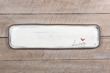 Love (word) Long Rectangle Tray 