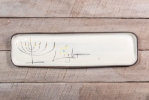 Menorah Long Rectangle Tray 