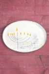 Menorah Oval Tray 