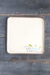 Peace Square Plate (Small/Large) 