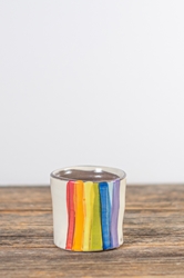 Rainbow Half Cup  
