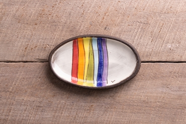 Rainbow Mini Oval Tray 