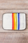 Rainbow Rectangle Plate 
