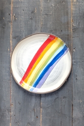 Rainbow Round Plate (Small/Large) 