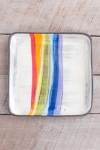 Rainbow Square Plate (Small/Large) 