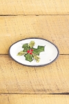 Season's Splendor Mini Oval Tray  